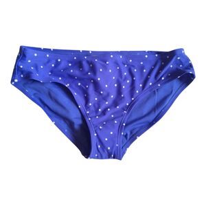 Old Navy Blue and White Polka Dot Swim Bottom